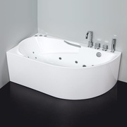 Акриловая ванна BelBagno 150x80 см + гидро-аэромассаж, спина G.A.S золото