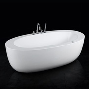 Акриловая ванна BelBagno 175x85 см + аэромассаж A хром