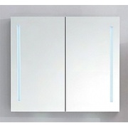Шкаф-зеркало BelBagno SPC-2A-DL-BL-900 90x70 см с нижней и встроенной подсветкой