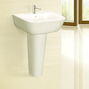 Раковина BelBagno Cento с пьедесталом, подвесная