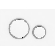 Кнопка смыва BelBagno Circle Белая с хромированными кольцами
