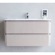 Тумба для раковины BelBagno Energia BB900FCС-BB1490L/TL 90 см бежевый глянец