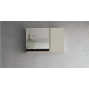 Зеркало-шкаф BelBagno Luce 80x50 см бежевый глянец