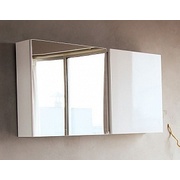 Зеркало-шкаф BelBagno Luce 100x50 см белый глянец