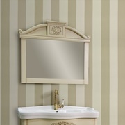 Зеркало BelBagno Primavera BB45S/PBA 99x83 см античный белый