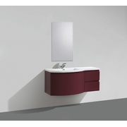 Тумба для раковины BelBagno Prospero 120.5x48x48 см левая красная