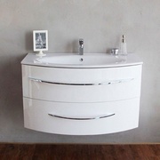 Тумба для раковины BelBagno Prospero BB900DCN2C/BL-BB900TPL 90 см белый глянец