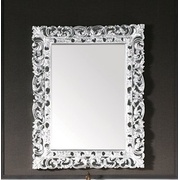 Зеркало BelBagno Rococo BB350ROM-BL 94x75 белый глянец