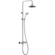 Душевой гарнитур BelBagno Slip со смесителем, с верхним и ручным душем