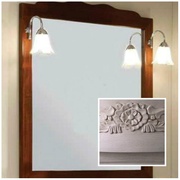 Зеркало BelBagno Tintoretto 99x83 см античный белый