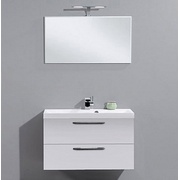 Тумба для раковины BelBagno Tongo Rosso Brilliante 80, 2 ящика