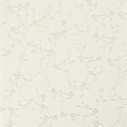 Обои Bellocasa Fleurie Светло-серые цветы 53х1005 см.
