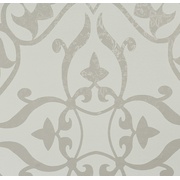 Обои Bellocasa Glamorous 53х1005 см. Серые, крупный узор