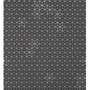 Обои Bellocasa Layers Черно-серебряный ,53х1005 см.