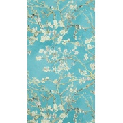 Виниловые обои Bellocasa Van Gogh 17140 Небесный, цветы 53х1005 см.