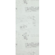 Обои Bellocasa Van Gogh Светло-серые , 53х1005см.