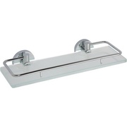 Полка Bemeta Omega 104102202 стеклянная с рельсами 30 см
