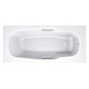 Стальная ванна BLB Atlantica HG 180x80 с шумоизоляцией, без ножек