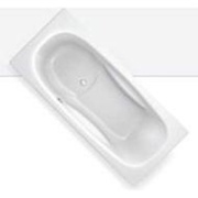 Стальная ванна BLB Universal Anatomica SHOWER-BATH HG 170x75 с душевой зоной и шумоизоляцией