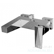 Смеситель для ванны Bravat Iceberg с коротким изливом хром