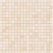Мозаика Caramelle Pietrine 4 мм Botticino MAT 15x15х4