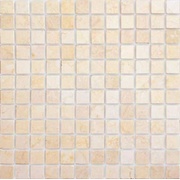 Мозаика Caramelle Pietrine 4 мм Botticino POL 23x23х4