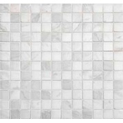 Мозаика Caramelle Pietrine 4 мм Dolomiti bianco POL 23x23х4