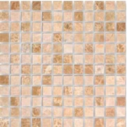 Мозаика Caramelle Pietrine 4 мм Emperador Light MAT 23x23х4