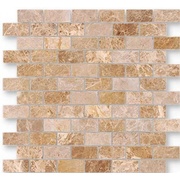 Мозаика Caramelle Pietrine 4 мм Emperador Light POL 23x48х4