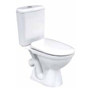 Унитаз-компакт Cersanit Prima 65x38 см с сиденьем