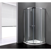Душевой уголок Cezares Anima ANIMA-W-R-2-100-C-Cr-IV 100x100 см стекло прозрачное хром 2 двери полукруг