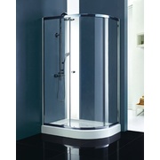 Душевой уголок Cezares Anima ANIMA-W-RH-1-120/90-P-Cr 120x90 см стекло текстурное хром левая 1 дверь полукруг