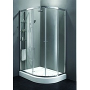 Душевой уголок Cezares Anima ANIMA-W-RH-2-120/100-P-Cr-L 120x100 см стекло текстурное хром левая 2 двери полукруг