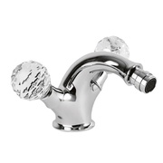 Смеситель для биде Cezares Atlantis ATLANTIS-BS1-01-Sw с донным клапаном, ручки Swarovski, хром