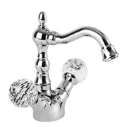 Смеситель для раковины Cezares Atlantis ATLANTIS-LS2-01-Sw ручки Swarovski хром