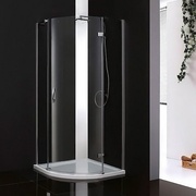 Душевой уголок Cezares Bergamo BERGAMO-W-R-1-100-ARCO-C-Cr-R-IV 100x100 см стекло прозрачное хром ручка горизонтальная правая-IV