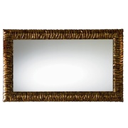 Зеркало Cezares CAVALLI 120x75 Noce/Foglia oro