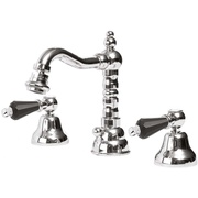 Смеситель для биде Cezares Diamond DIAMOND-BBS2-01-Sw-N Хром ручки Swarovski neroна 3 отверстия