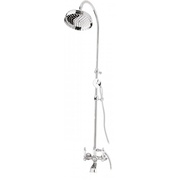 Душевой гарнитур Cezares Diamond DIAMOND-CVD-01-Sw Хром, ручки Swarovski со смесителем с изливом
