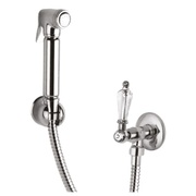 Гигиенический душ Cezares Diamond DIAMOND-KS-01-Sw Хром ручки Swarovski с запорным вентилем