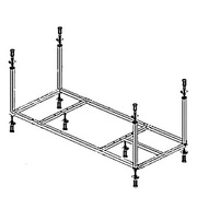 Каркас для ванны Cezares Eco EMP-160-70-MF 160x70 см