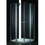 Душевой уголок Cezares Elena 100x90 см стекло прозрачное хром 2 двери с сегментом