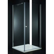 Душевой уголок Cezares Elena 80x80 см стекло прозрачное хром