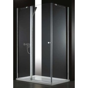 Душевой уголок Cezares Elena 100x90 см стекло прозрачное хром 1 дверь с сегментом