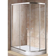 Душевой уголок Cezares Family-M 120x80 см стекло прозрачное хром 2 двери-M