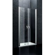 Душевая дверь в нишу Cezares Fontano 80 см стекло прозрачное хром