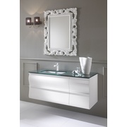 Раковина Cezares Gliss Moderno Стеклянная 121,2x51,2x1,2 Champagne
