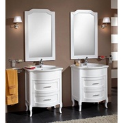 Зеркало Cezares Laura 07 61x101 см Bianco Laccato Lucido