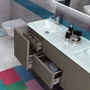 Тумба для раковины Cezares Liverpool Moderno 140x48x50 см Grigio Talpa Opaco