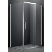 Душевой уголок Cezares Lucido 120x90 см стекло прозрачное хром